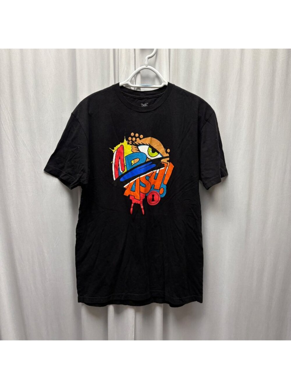 Tango Hotel CRASH Graphic T Shirt Mens Size Large Black Casual Streetwear
